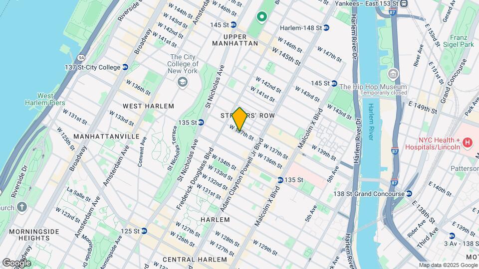 236 W 137th St Map and Location Details