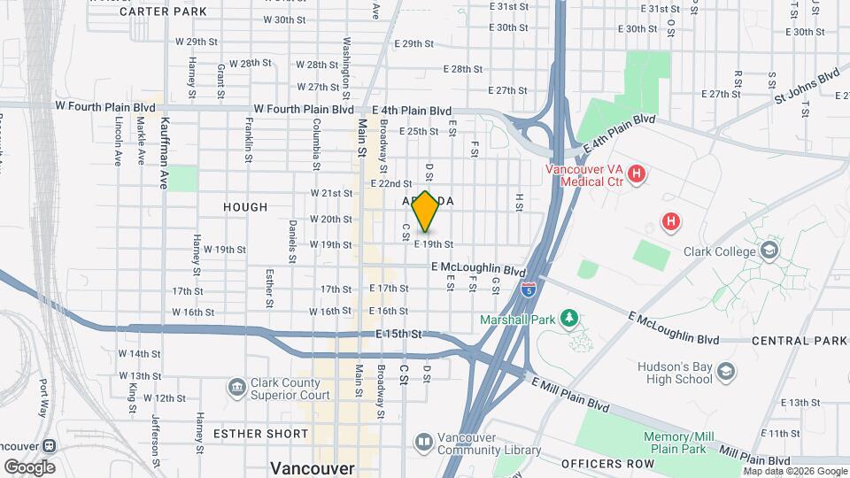 314 E 19th St Map and Location Details