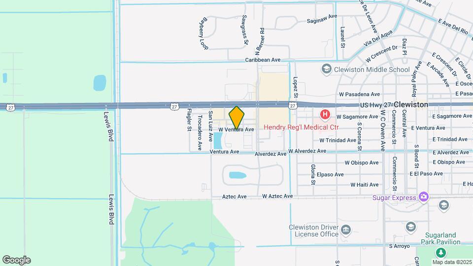 1022 W Ventura Ave Mapa y Detalles de la Ubicación