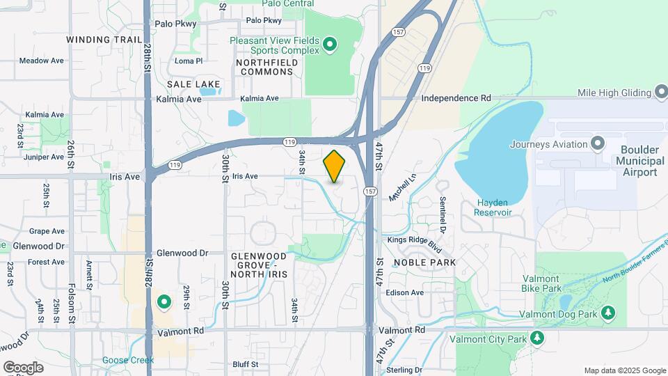 3740 Iris Ave Map and Location Details