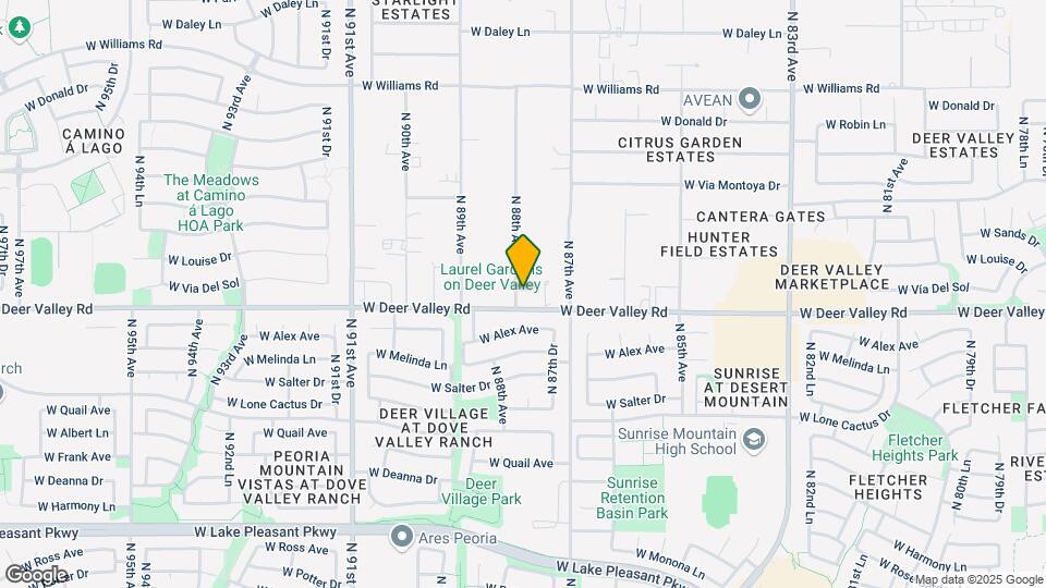 8742 W Deer Valley Rd Map and Location Details