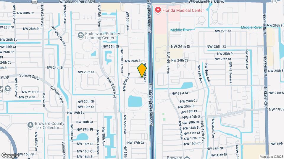 5210 NW 22nd St Map and Location Details