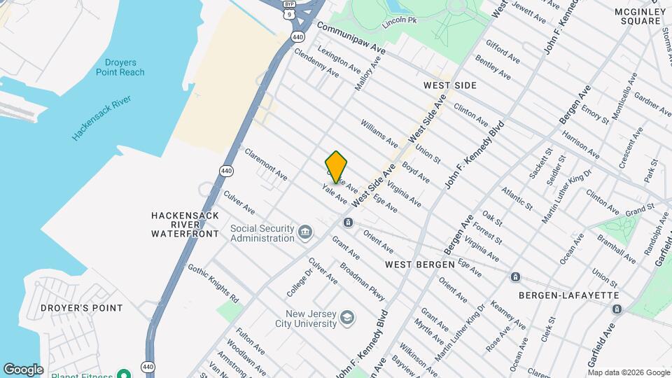 30 Yale Ave Map and Location Details