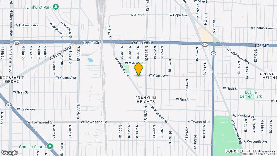 3750 N 28th St Map and Location Details