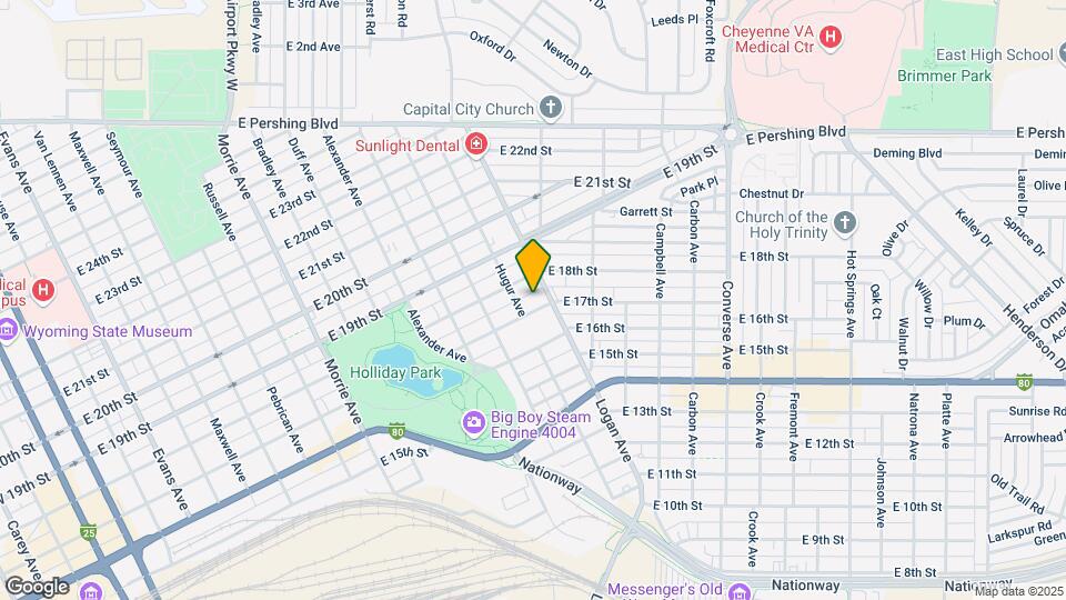 1602 E 17th St Map and Location Details