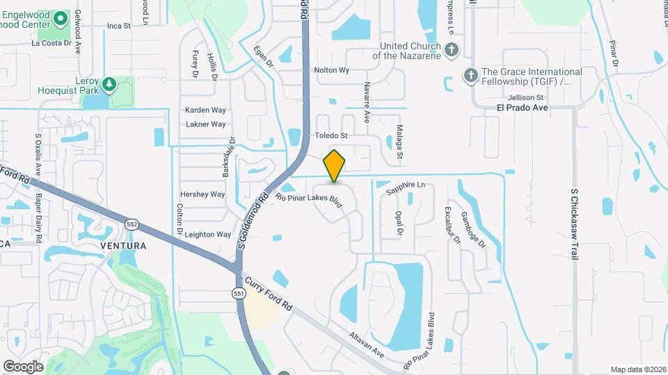 2036 Las Palmas Cir Map and Location Details