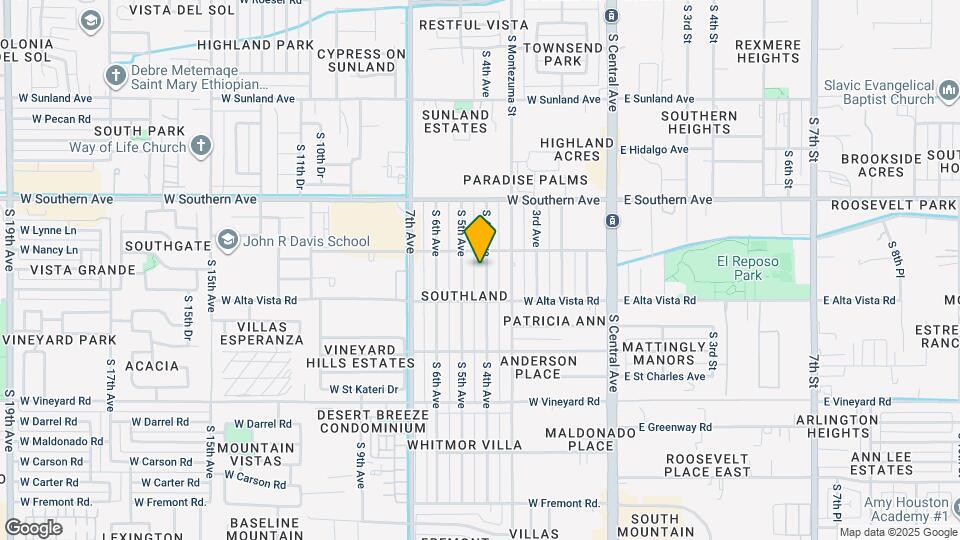 6216 S 4th Ave Map and Location Details