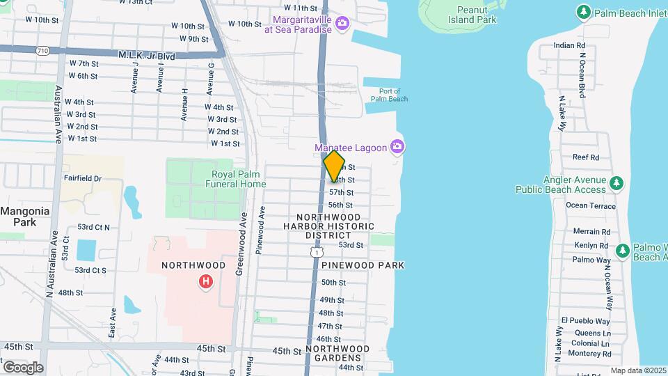 515 57th St Map and Location Details