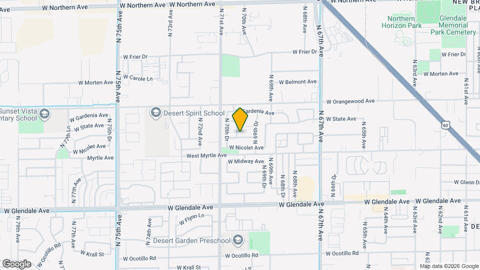 6956 W Northview Ave Map and Location Details