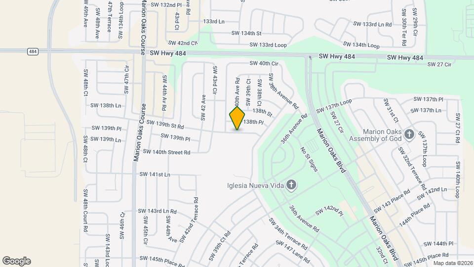 4000 SW 139th St Rd Map and Location Details