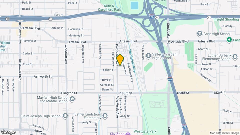 10612 Rose Cir Map and Location Details