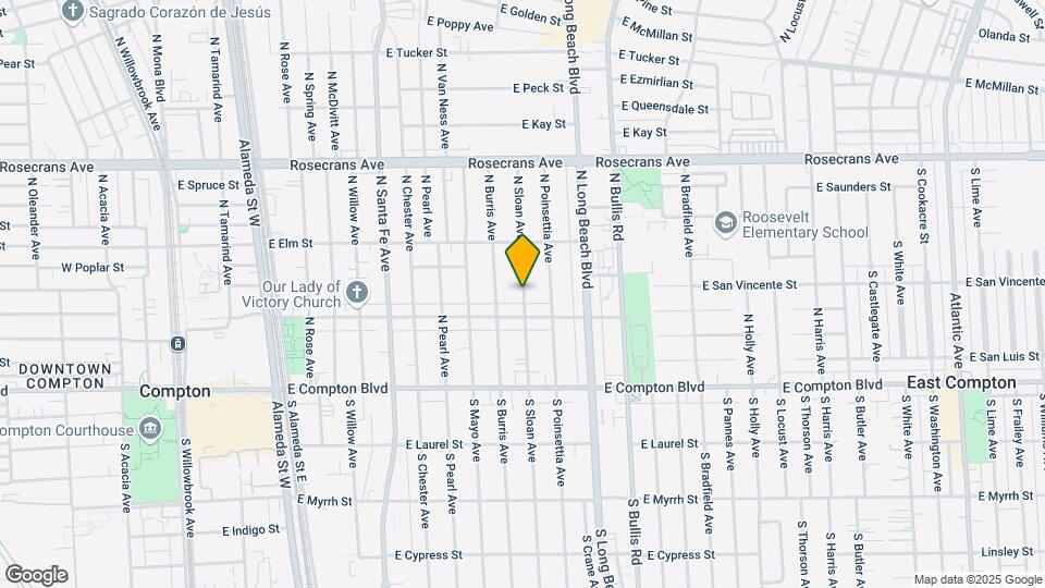 419 N Sloan Ave Map and Location Details
