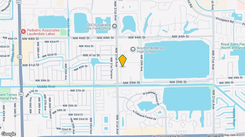 3980 NW 30th Ter Map and Location Details