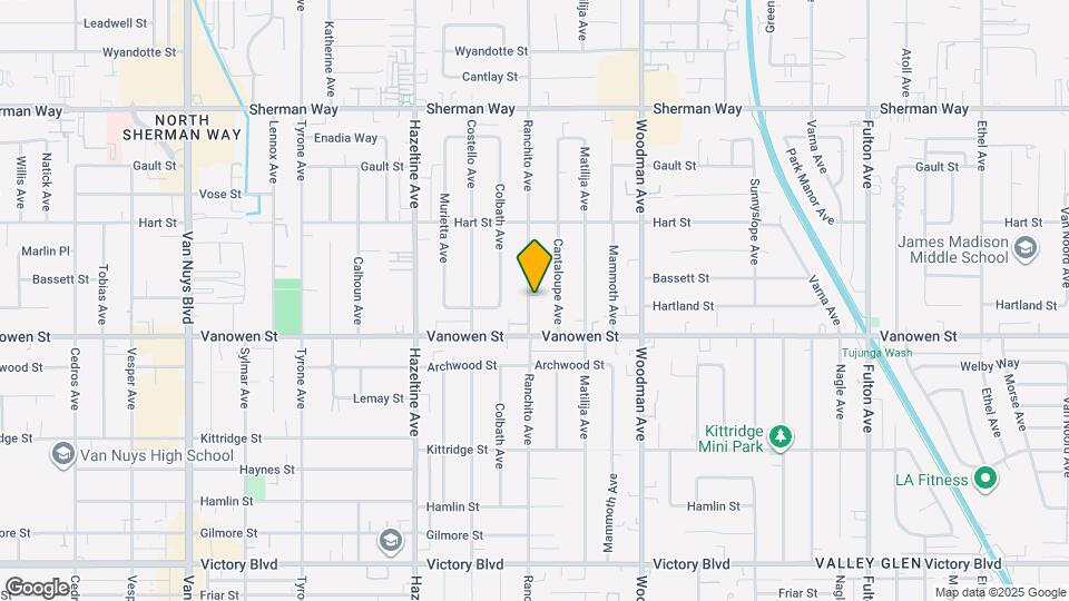 6842 Ranchito Ave Map and Location Details