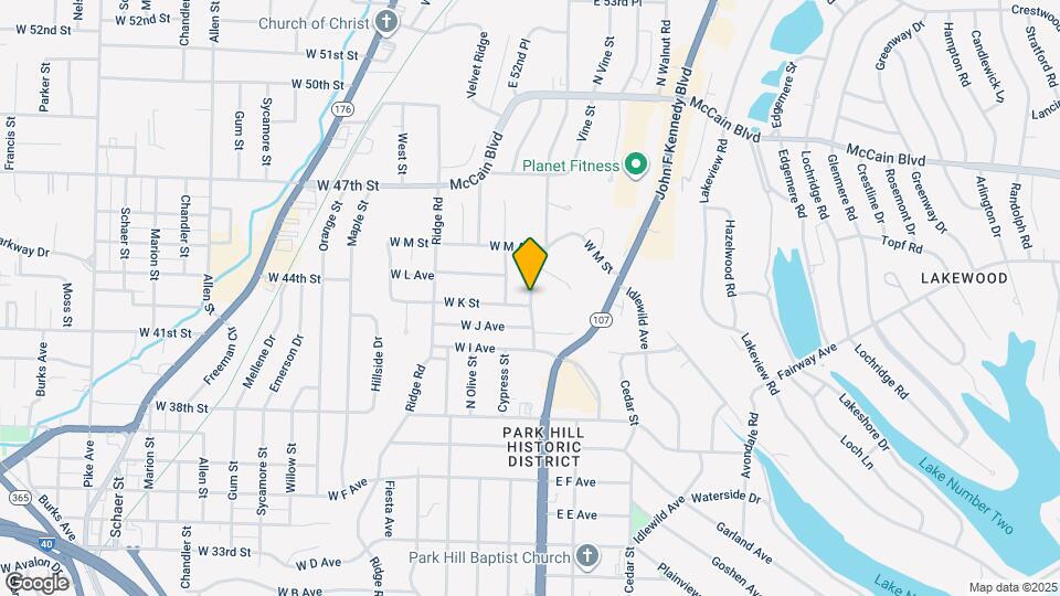4215 N Locust St Map and Location Details