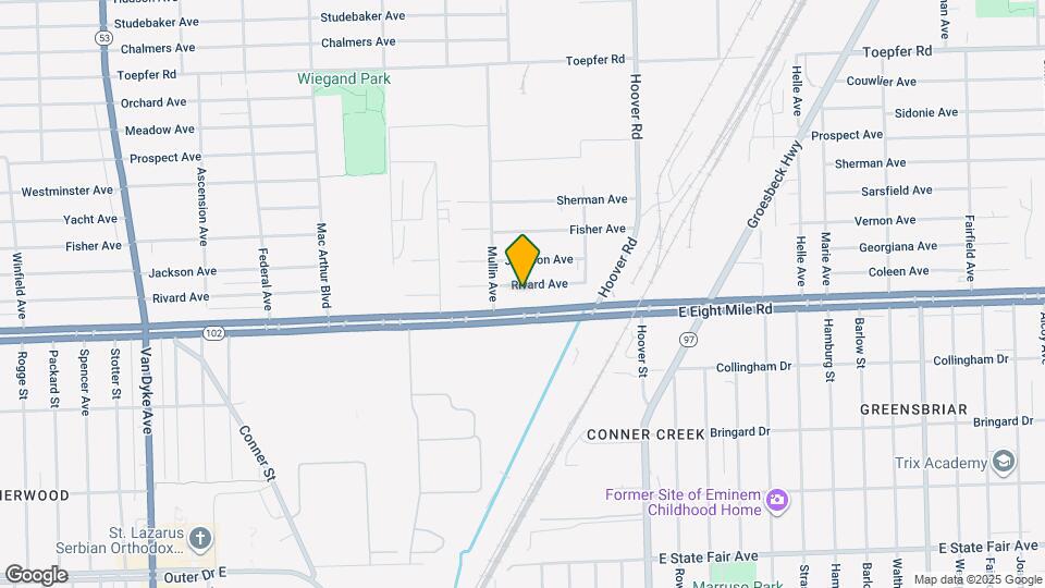 11358 Rivard Ave Map and Location Details