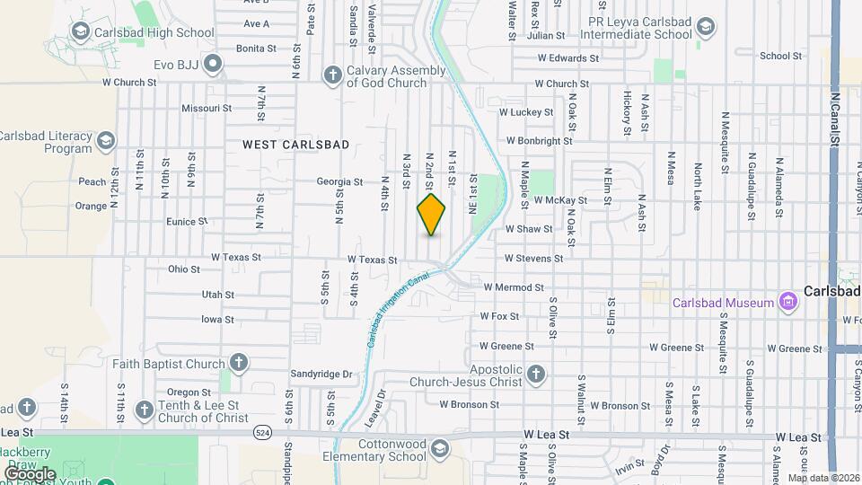 114 N 2nd St Map and Location Details