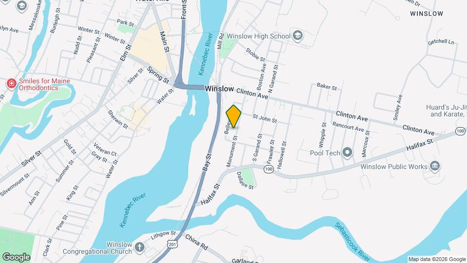 25 Monument St, Unit 1 Map and Location Details