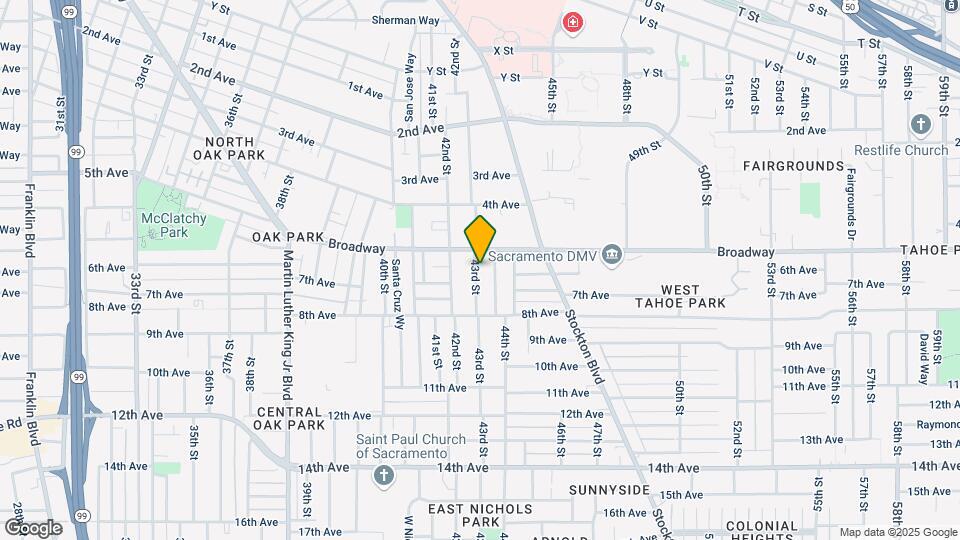 3101 43rd St Map and Location Details