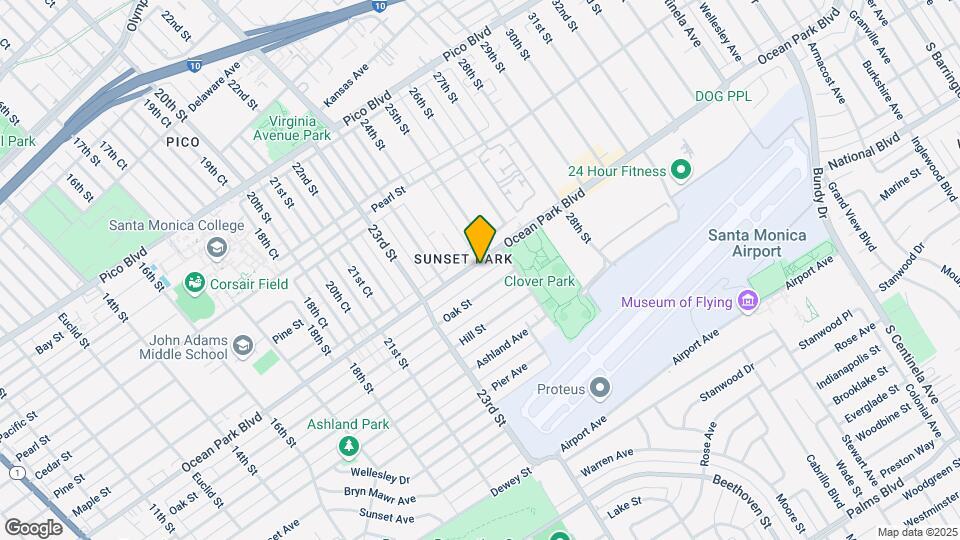 2434 Ocean Park Blvd Mapa y Detalles de la Ubicación