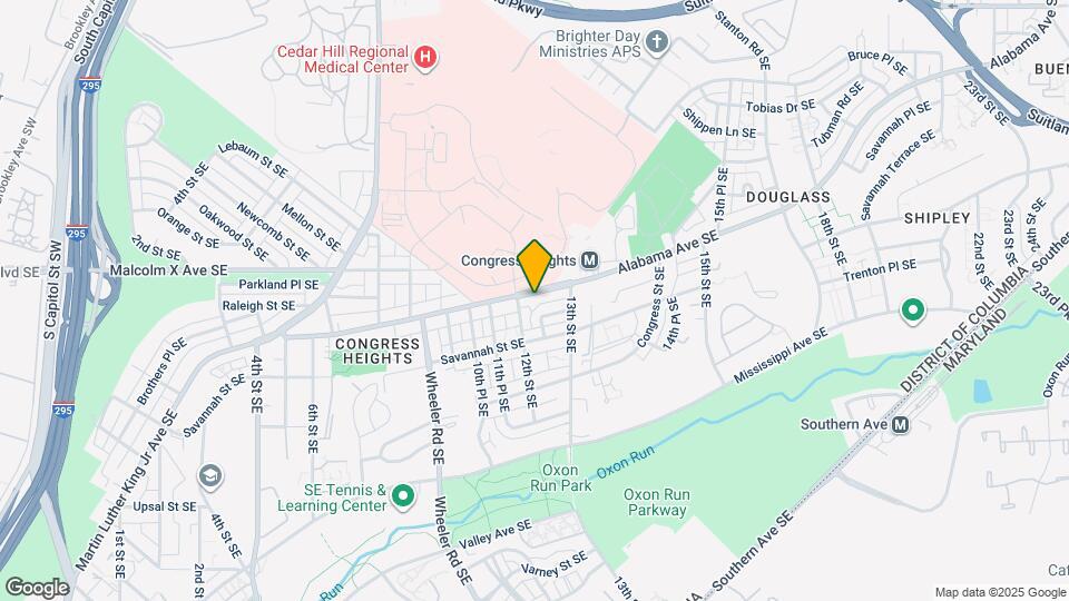 1215 Alabama Ave SE Map and Location Details
