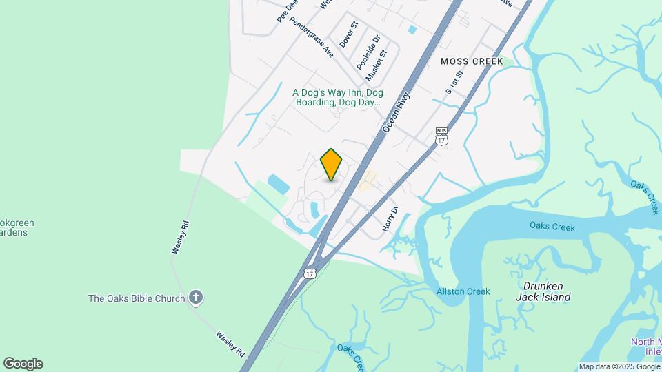 Inlet Oaks Village Map and Location Details