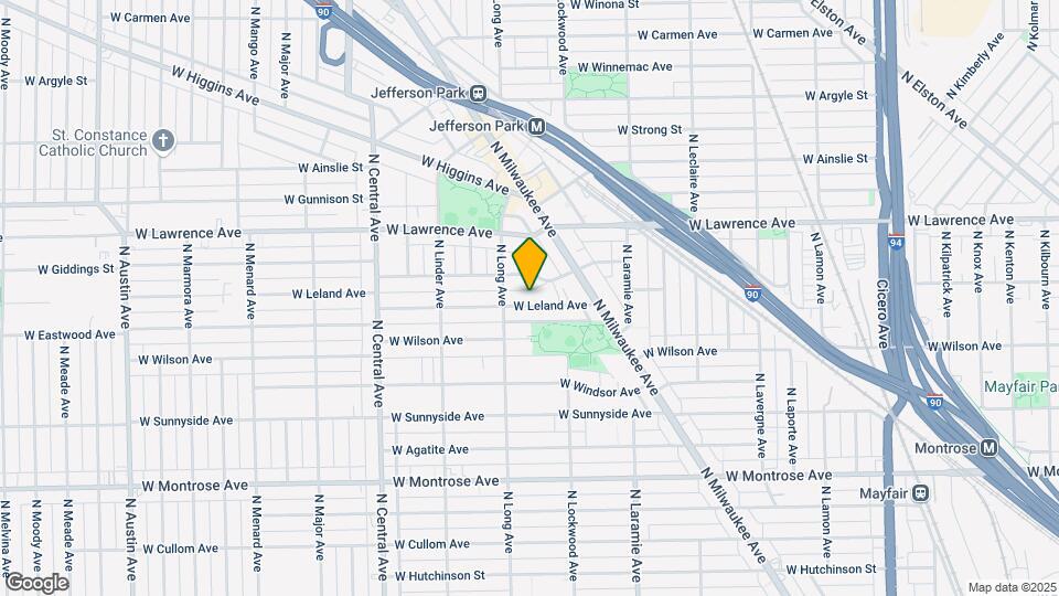 5334 W Leland Ave Map and Location Details