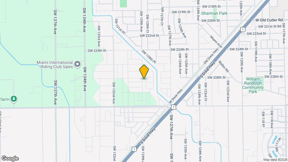 22886 SW 128th Pl Map and Location Details
