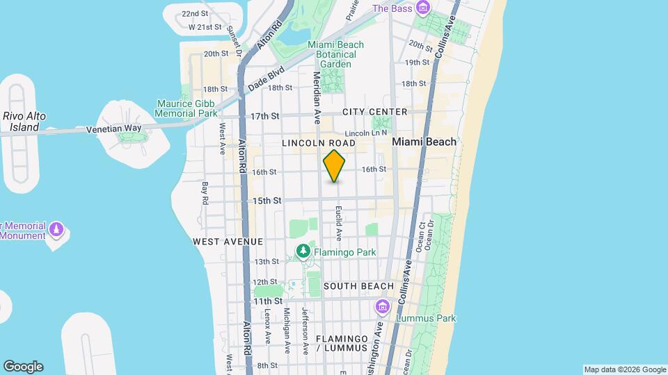 1524 Euclid Ave Map and Location Details