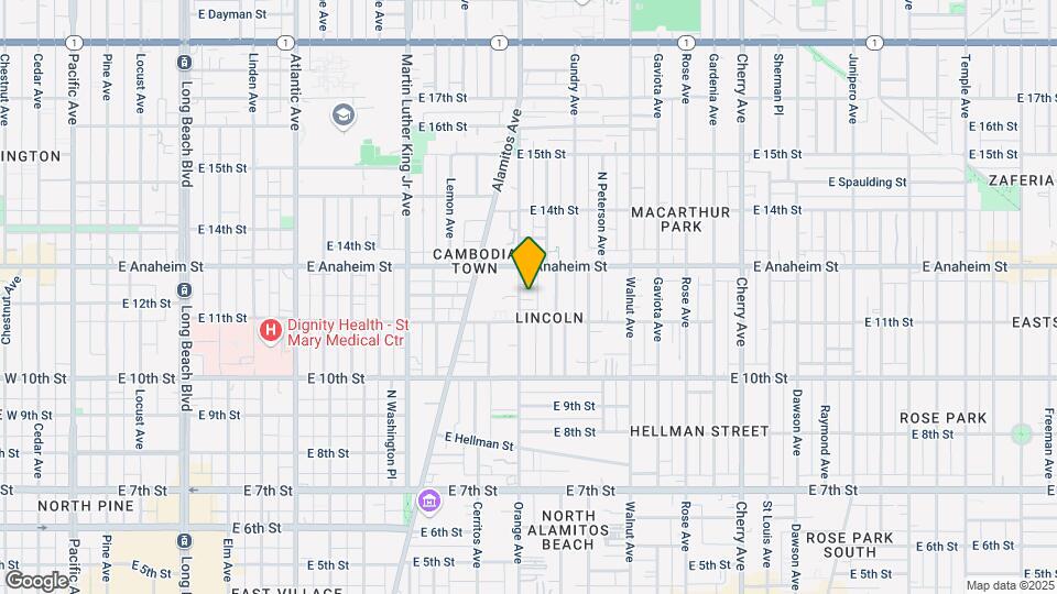 1140 Orange Ave Map and Location Details