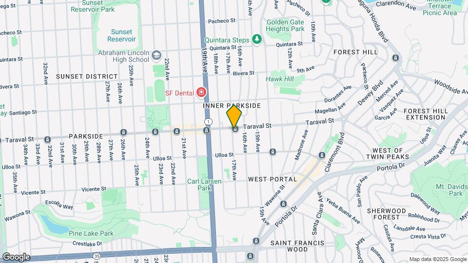 2400 17th Ave Map and Location Details