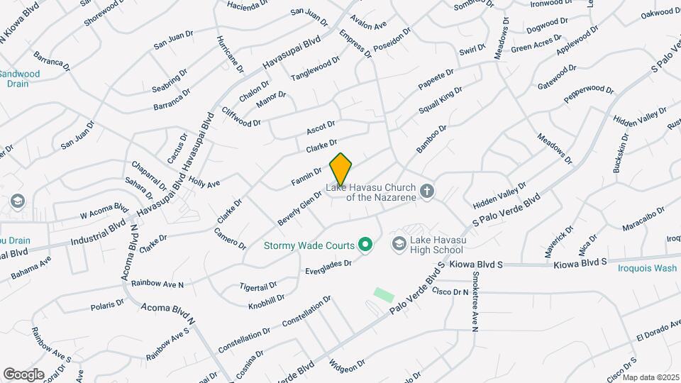 2557 Sunkentree Dr Mapa y Detalles de la Ubicación