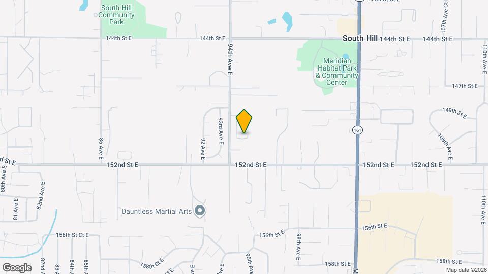 15014 95th Ave E Map and Location Details