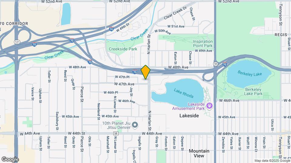 6035 W 47th Ave Map and Location Details