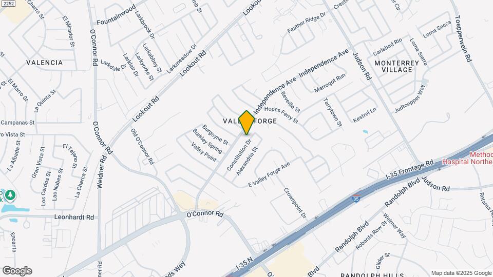 12427 Constitution Dr Map and Location Details