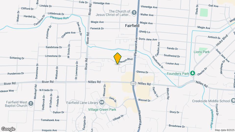 Symmes Apartments in Fairfield Ohio Mapa y Detalles de la Ubicación