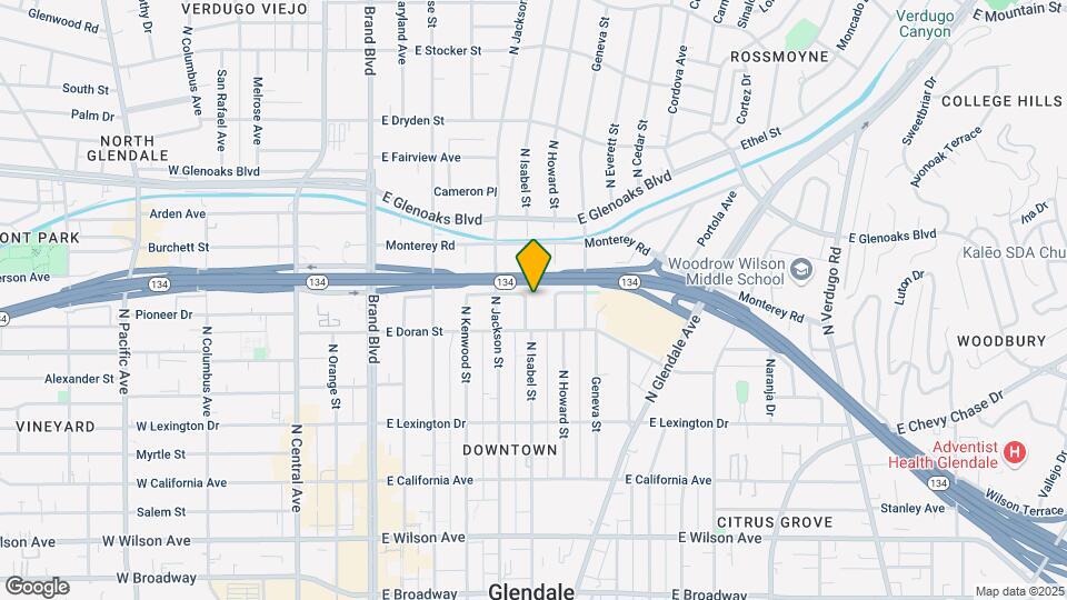 626 N Isabel St Mapa y Detalles de la Ubicación