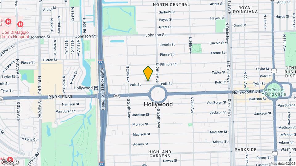 2641 Polk St Map and Location Details