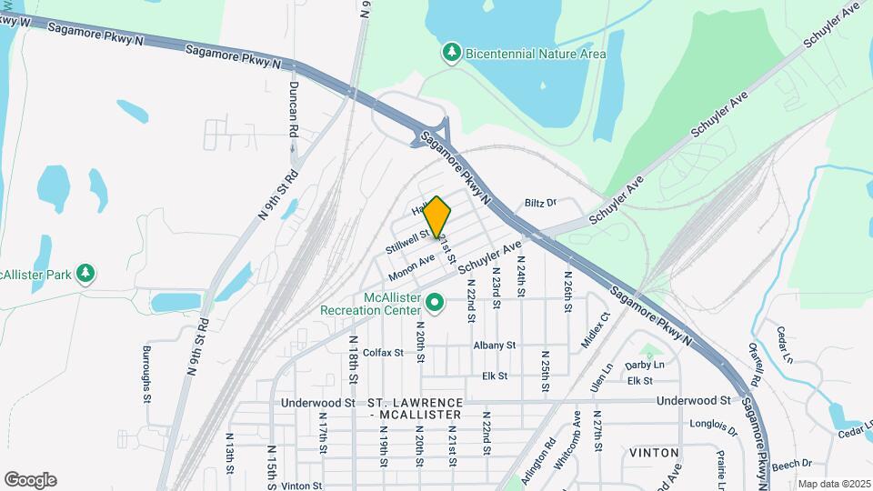 2038 Monon Ave Map and Location Details