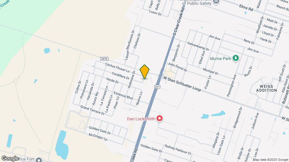 5808 Cordillera Dr Mapa y Detalles de la Ubicación