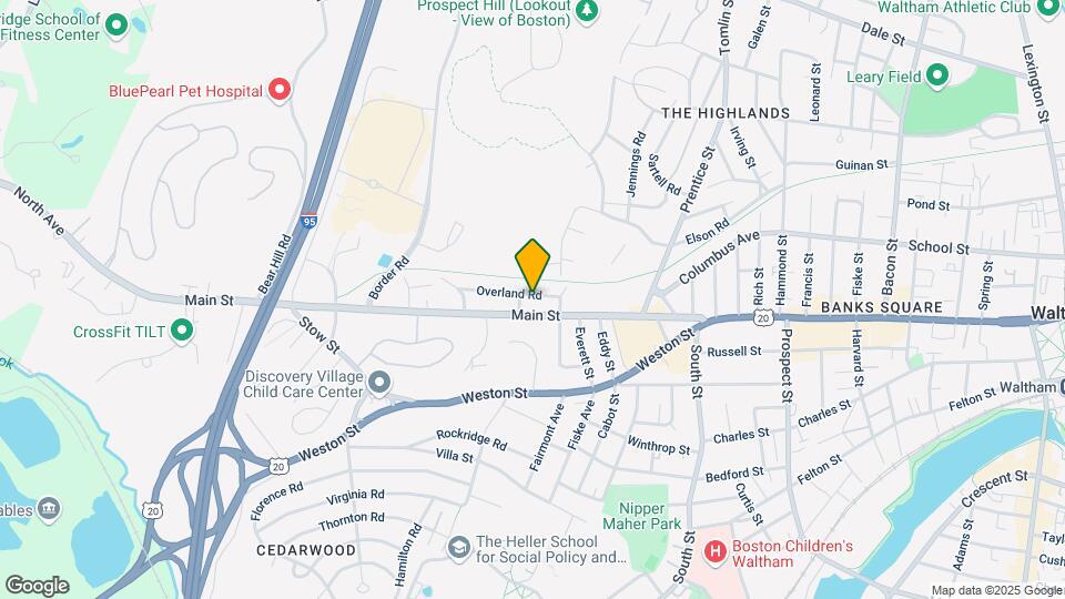 100-102 Overland Rd Mapa y Detalles de la Ubicación
