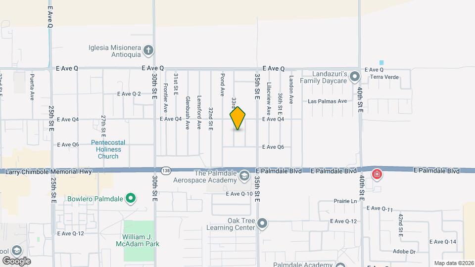 38532 33rd St E Map and Location Details