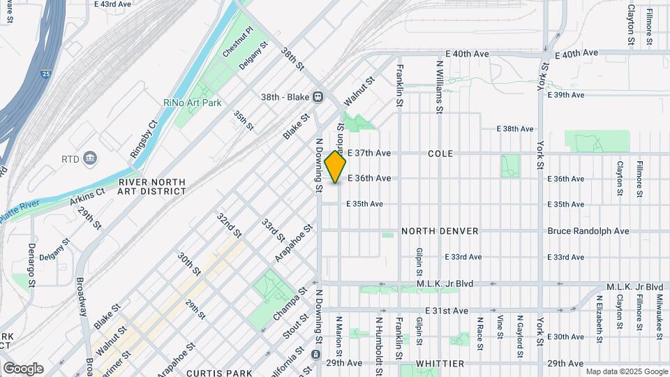 3537 N Marion St Mapa y Detalles de la Ubicación
