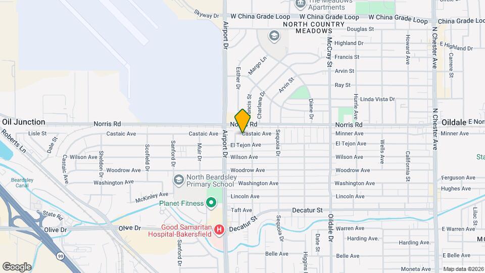 807 Castaic Ave Map and Location Details