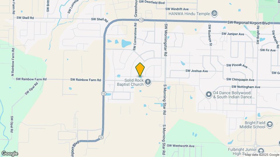 3609 SW Mistletoe Ave Map and Location Details