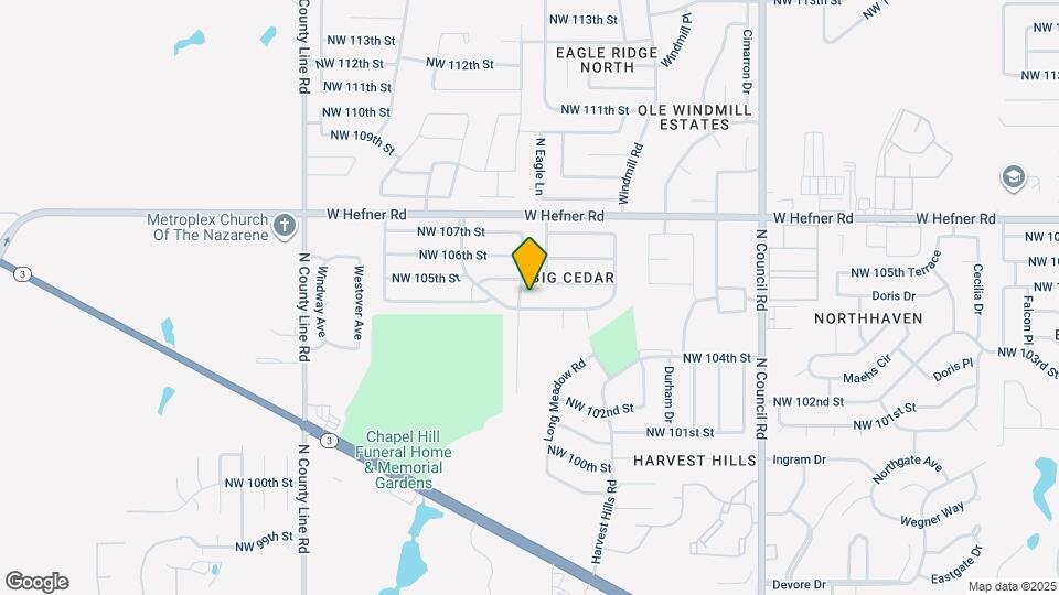 10504 Walnut Hollow Dr Map and Location Details