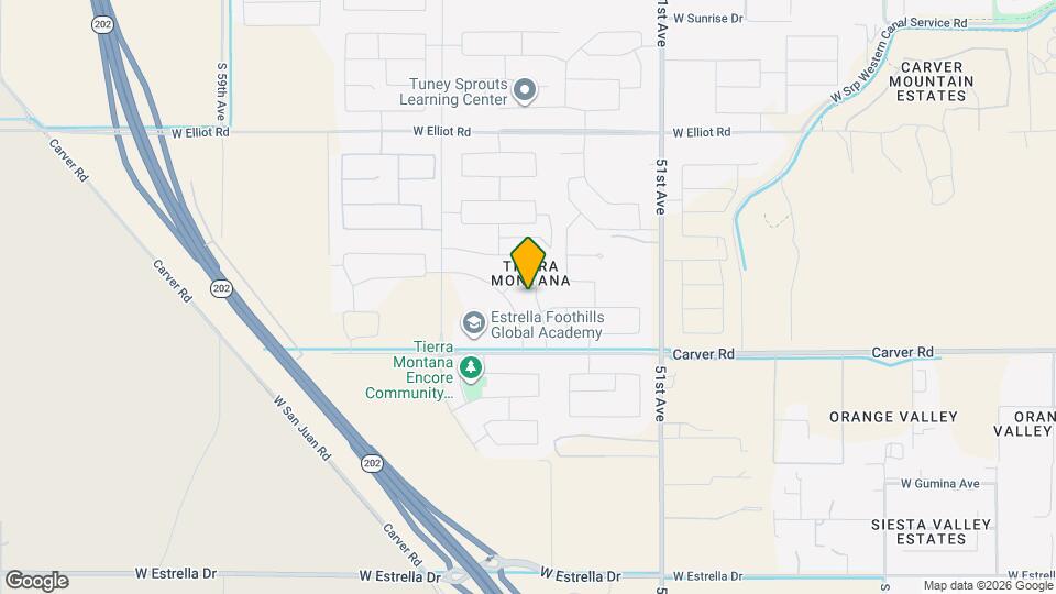 11418 S 53rd Ave Mapa y Detalles de la Ubicación