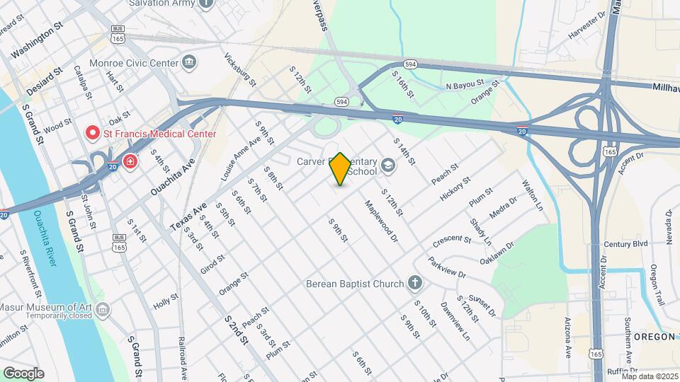 713 S 10th St Map and Location Details