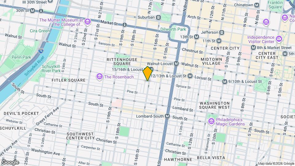 1602 Spruce St Map and Location Details