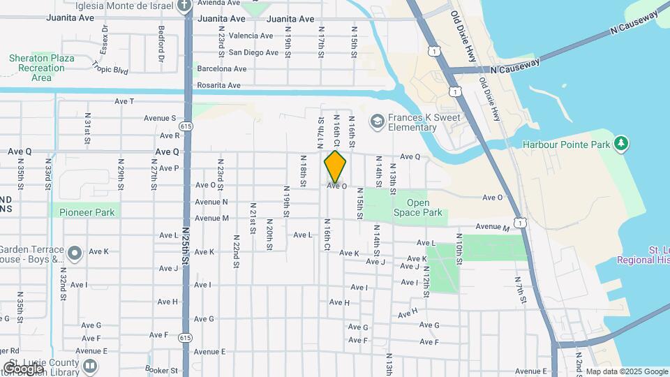 1607 Ave O Map and Location Details